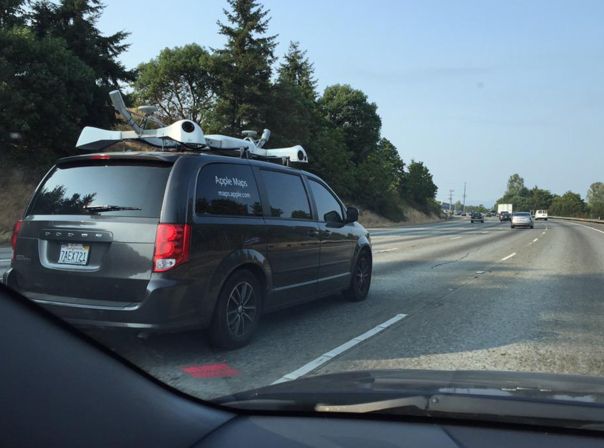 Apple Maps Car