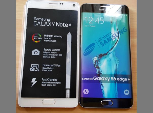 Samsung Galaxy S6 edge Plus und Note 4