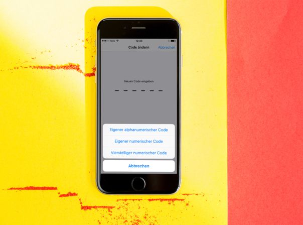 Sechsstellige PIN-Codes sollen Unbefugten den Zugriff auf Geräte mit iOS 9 erschweren.