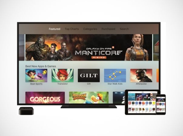 Für Apple TV der vierten Generation gibt es nun auch einen App Store