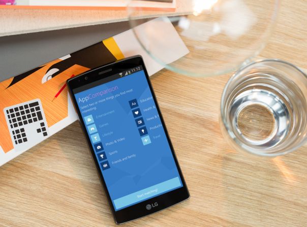 Windows AppComparison LG G4