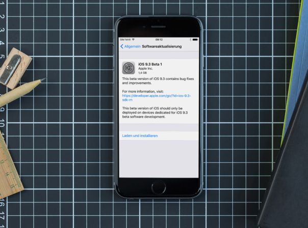 iOS 9.3 Beta 1: Viele neue Funktionen für Apples Betriebssystem.