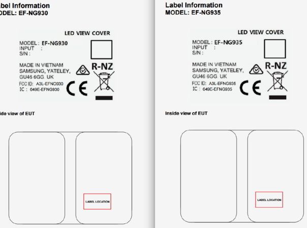 Samsung FCC Zertifizierung case Galaxy S7