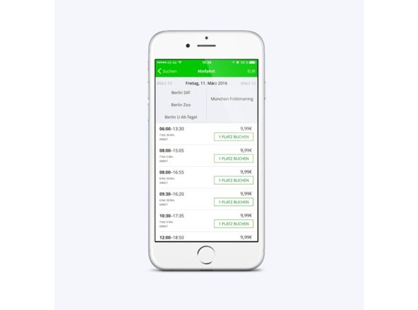 FlixBus App Aktion