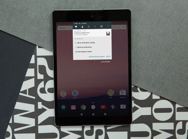 Android N Nexus 9