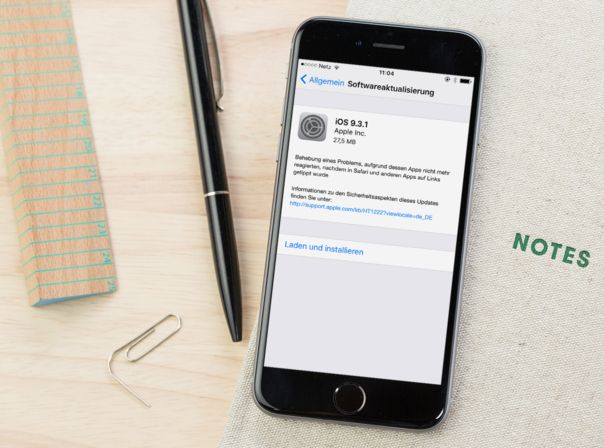 iOS 9.3.1 behebt vor allem den Link-Bug von iOS 9.3.