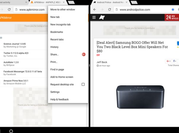 Chrome Android N AndroidPolice