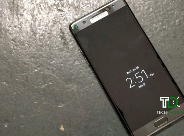 Galaxy Note 7 Onyx Black Leak TechDroider