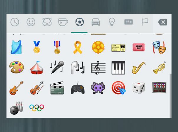 WhatsApp Olympia-Emoji