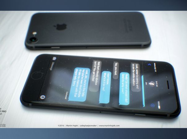 iPhone 7 Konzept Hajek Black