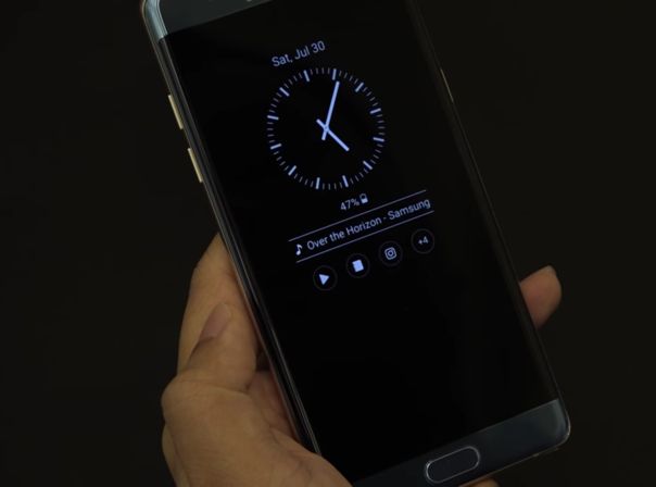Galaxy Note 7 Always On Display Update