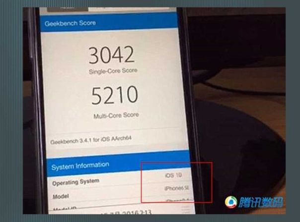 iPhone 6Se Geekbench Benchmark Leak