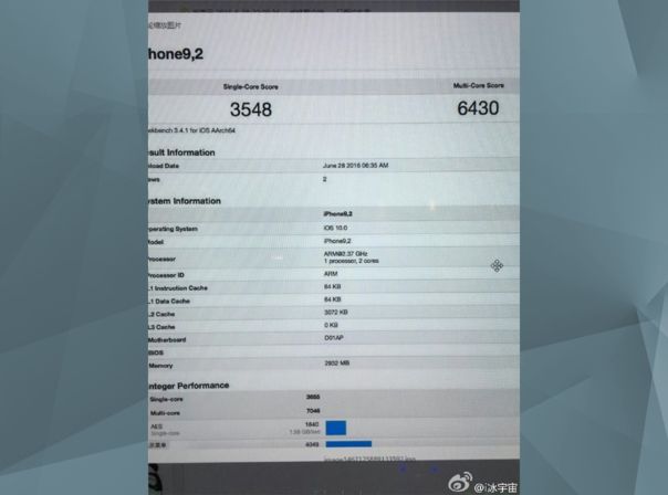 iPhone 7 Plus Benchmark 3 GB RAM Twitter Steve Hemmerstoffer