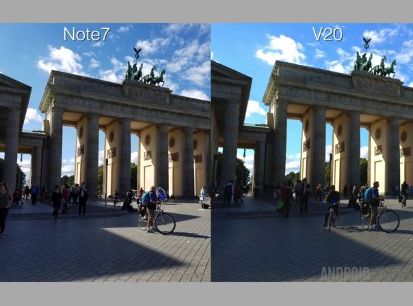 Galaxy Note 7 LG V20 Kamera Vergleich