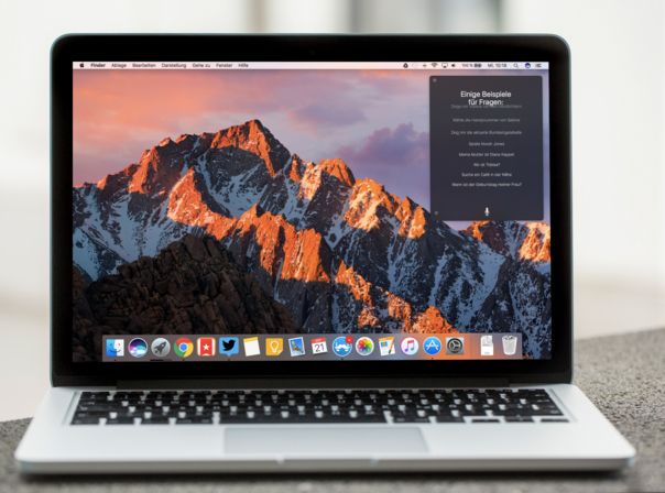 macOS Sierra und Siri macOS Sierra und Siri