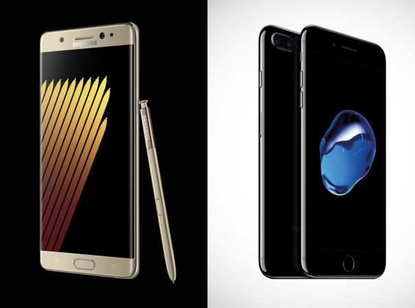 Samsung Galaxy Note 7 vs iPhone 7 Plus