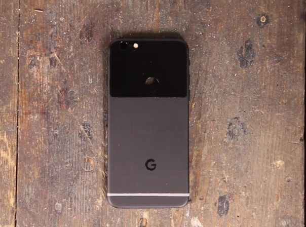 iPhone 7 Google Pixel Parodie