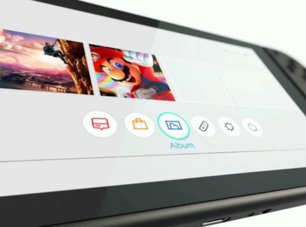 So soll die Benutzeroberfläche der Nintendo Switch aussehen