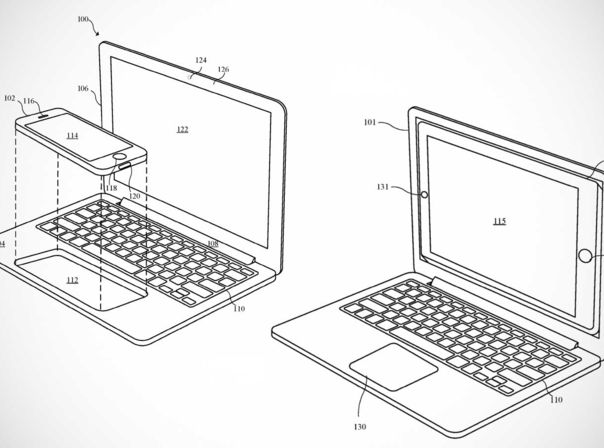 Dieses Patent beschreibt eine Art Docking-Station für iPhone oder iPad