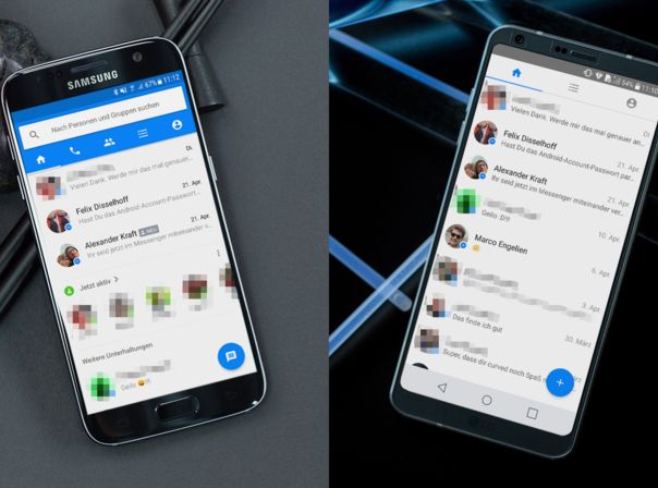 Facebook Messenger / Messenger Lite Vergleich