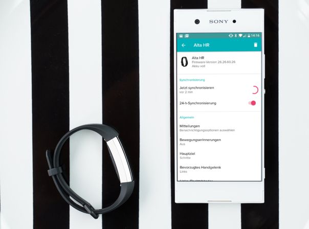 Fitbit-Alta-HR_104 Einstellungen der Fitbit-App zum Alta HR