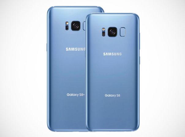 So sieht das Galaxy S8 in "Coral Blue" aus