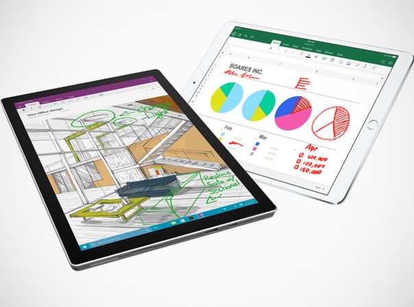 iPad Pro 10.5 und Microsoft Surface Pro 4