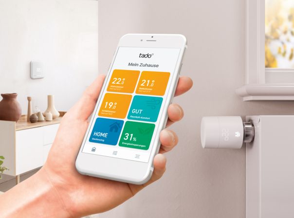 Tado-Heizkörper-Thermostat und App