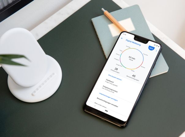 Digital Wellbeing auf dem Google Pixel 3 XL