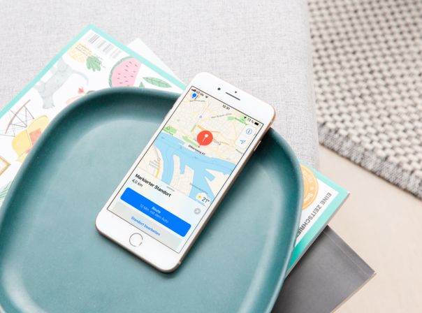 Apple Maps auf dem iPhone 8