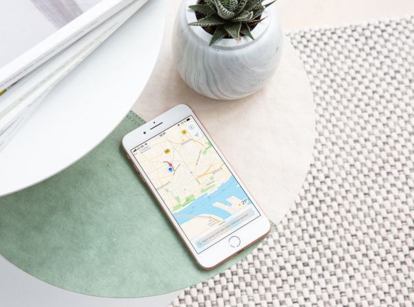Apple Maps auf einem iPhone 8 Plus