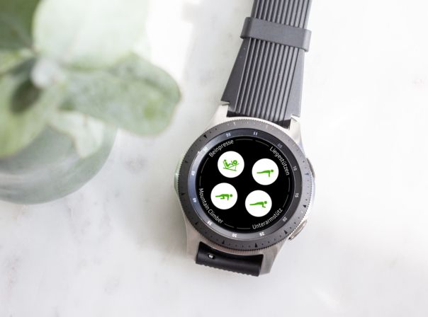 Samsung Galaxy Watch mit Workout Widget