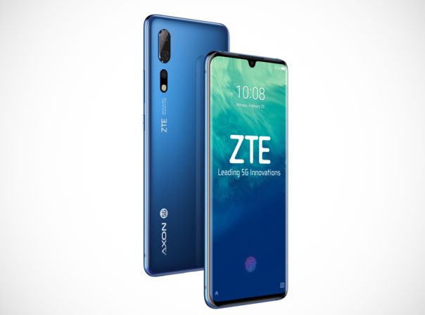 Das ZTE Axon 10 Pro 5G hat eine Wassertropfen-Notch Das ZTE Axon 10 Pro 5G hat eine Wassertropfen-Notch