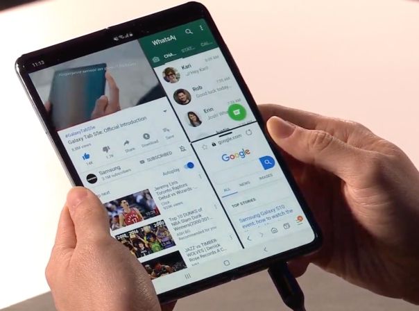 Nach dem Galaxy Fold kommt vielleicht ein ganz anderes flexibles Samsung-Smartphone