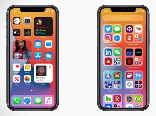 iOS 14 Homescreen iOS 14 Homescreen