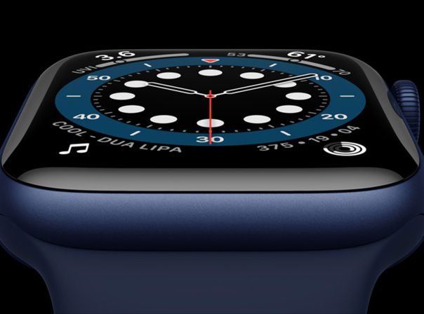 Die Blutsauerstoffmessung gibt es ab der Apple Watch Series 6 (Bild) Apple Watch Series 6
