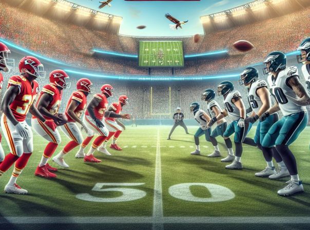 Im Super Bowl 2025 treffen die Chiefs auf die Eagles Superbowl 2025: Chiefs vs. Eagles