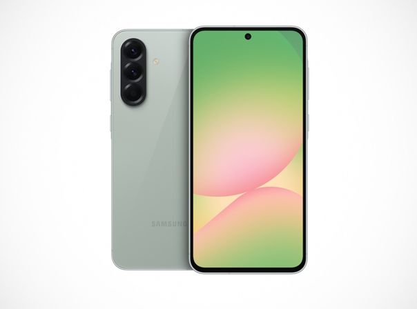 Das Galaxy A56 ist jetzt günstiger erhältlich Galaxy A56: Display und Rückseite