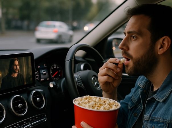 Android Auto Fernsehen gucken