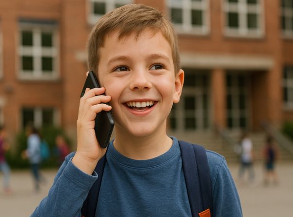 Der Schulschluss ist früher als gedacht? Mit einem Handytarif für Kinder kann der Nachwuchs schnell die Eltern informieren. Handytarif für Kinder ermöglicht Anrufen der Eltern