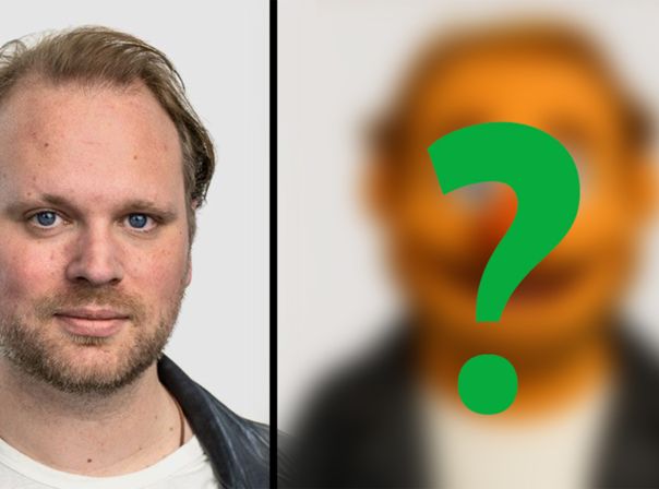 Chris als Muppet vor der Enthüllung