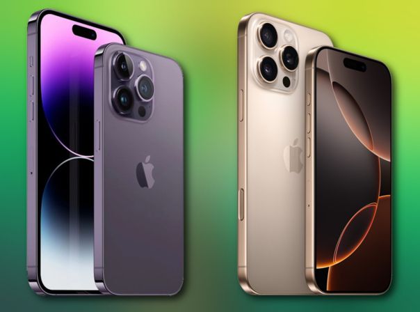 iPhone 14 Pro und iPhone 16 Pro
