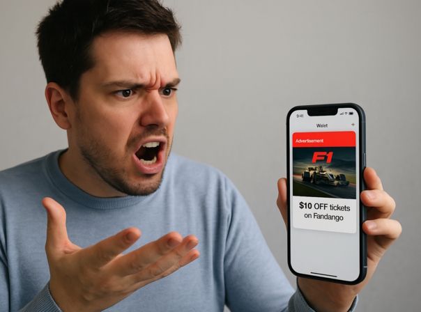Apple-Werbung auf iPhones