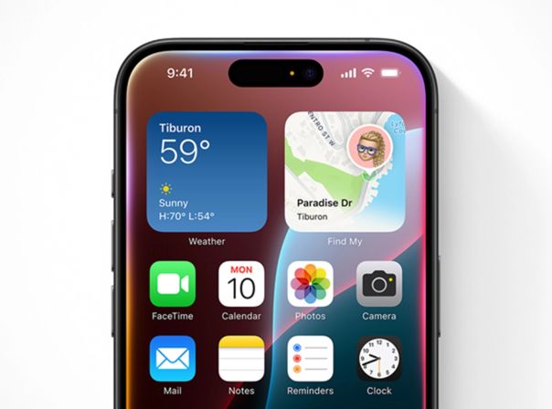 iPhone Bildschirm mit Siri