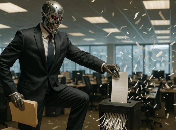 Ganz so dramatisch gings im Büro nicht zu, aber ihr versteht sicher, worauf wir hinauswollen KI läuft Amok