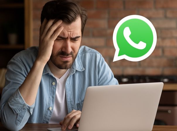 WhatsApp am Laptop