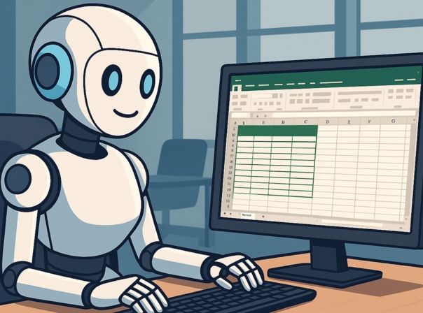 KI arbeitet mit Excel