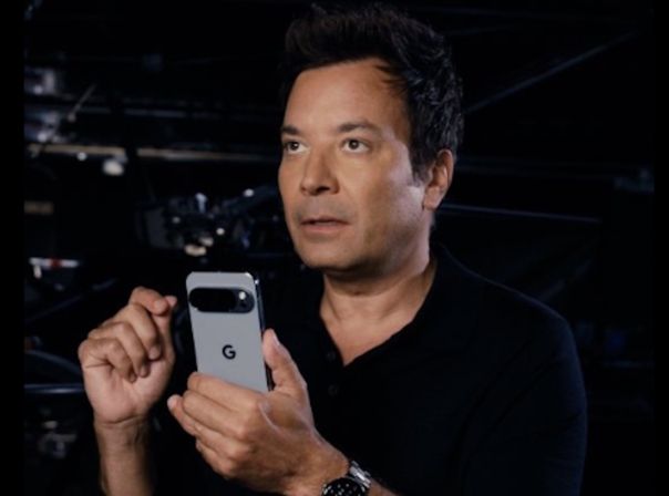 Jimmy Fallon stellt das Google Pixel 10 vor