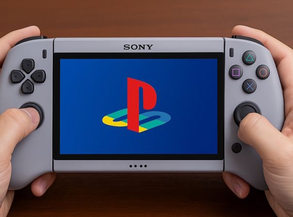So ein Retro-Look würde uns gut gefallen PS6 Handheld: Konzept