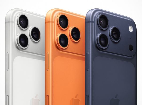 Auf iPhones gibt es eine Funktion, die wohl in der EU verschwinden könnte (Bild: iPhone 17 Pro) iPhone 17 Pro in allen drei Farben
